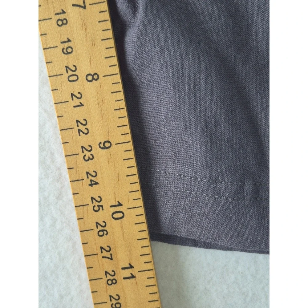 Gradual Golf Shorts Mens 34 Gray Performance Stretch Flat Front 10.5 Inseam